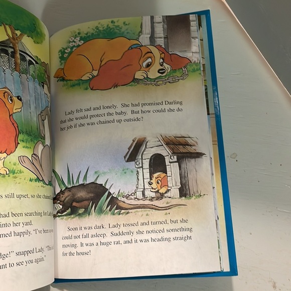 Vintage 1994 Walt Disney’s Wonderful World of Reading Lady and the Tramp book - Picture 9 of 9